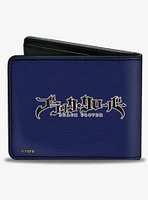 Black Clover Five Character Group Action Bifold Wallet