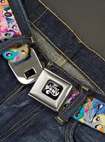 My Little Pony Ponies Expressions Stacked Seatbelt Buckle Belt