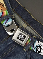 My Little Pony Mane Six Character Close Up Blocks Seatbelt Buckle Belt