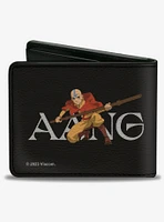 Avatar: The Last Airbender Aang Airbender Staff Pose Bifold Wallet