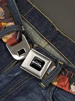 Avatar: The Last Airbender Katara Aang Zuko Group Pose Seatbelt Buckle Belt