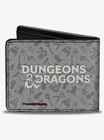 Dungeons & Dragons Paladin Text and Icons Collage Bifold Wallet