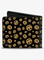 Disney Nightmare Before Christmas Jack O' Lanterns Bifold Wallet