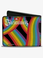 Skelanimals Bonita The Unicorn Pose and Title Logo Rainbows Bifold Wallet