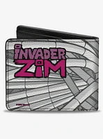 Invader Zim GIR With Hood Down Pose Hoses Bifold Wallet