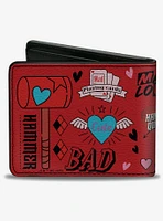 DC Comics Harley Quinn Good Night Anime Pose Bifold Wallet