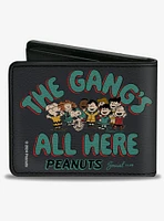 Peanuts Gang 75th The Gang's All Here Group Pose Bifold Wallet