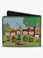 Peanuts Gang Backyard Baseball Group Pose Bifold Wallet