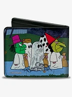 Peanuts Gang Halloween Trick Or Treat Group Pose Bifold Wallet