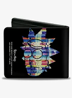 Rick and Morty Static Faces Multi Bifold Wallet