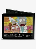 Rick and Morty To Live Is To Risk It All Pose Multi Bifold Wallet