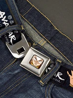 Avatar: The Last Airbender Aang Hand Pose and Title Seatbelt Buckle Belt