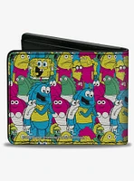 SpongeBob SquarePants and Friends Collage Bifold Wallet