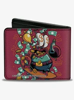 SpongeBob SquarePants Mr Krabs Dollar Sign Bifold Wallet