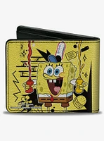 SpongeBob SquarePants Krabby Patty Condiments Bifold Wallet