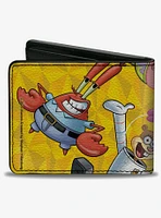 SpongeBob SquarePants Characters Pose Toss Bifold Wallet