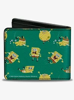 SpongeBob SquarePants Poses Scattered Bifold Wallet