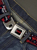 Dungeons & Dragons Dragon Master Collage Seatbelt Buckle Belt
