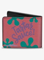 SpongeBob SquarePants Patrick Star Tartar Sauce Face Bifold Wallet