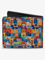 SpongeBob SquarePants Friends and Icons Bifold Wallet