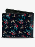 Transformers Bumblebee and Optimus Prime Pose Collage Bifold Wallet