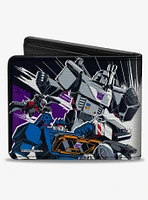 Transformers Decepticon and Autobots Battle Bifold Wallet