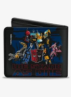 Transformers Autobots We Stand As One Group Bifold Wallet