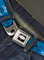 This Is Fine Japanese Question Hound Flame Seatbelt Buckle Belt