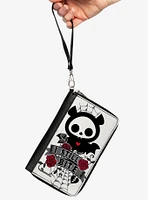Skelanimals Diego The Bat I Still Bite Pose Zip Around Wallet