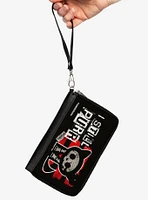 Skelanimals Kit The Cat I Still Purr Pose Zip Around Wallet
