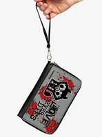 Skelanimals Jae The Wolf Love Never Dies Pose Zip Around Wallet