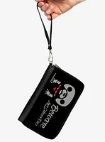 Skelanimals Maxx The Bulldog Beware Love Never Dies Pose Zip Around Wallet