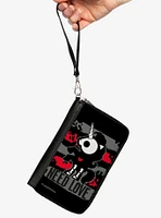 Skelanimals Bonita The Unicorn Need Love Zip Around Wallet