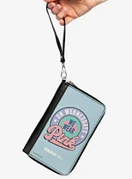 Mean Girls On Wednesdays We Wear Pink Icon Zip Around Wallet