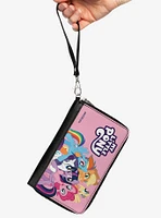 My Little Pony Title Logo and Mane Six Group Pose Zip Around Wallet