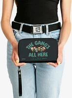 Peanuts Gang 75th The Gang's All Here Group Pose Zip Around Wallet