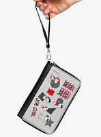 Peanuts Joe Cool Snoopy Poses and Text Zip Around Wallet