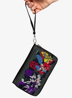 Transformers Autobots vs Decepticons Poses Zip Around Wallet