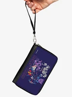Transformers Decepticons Group Pose and Text Zip Around Wallet