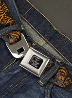 Disney Nightmare Before Christmas The Pumpkin King Seatbelt Buckle Belt