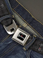Skelanimals Pen The Penguin Pose Plaid Seatbelt Buckle Belt