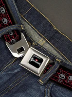 Skelanimals Six Character Collage Seatbelt Buckle Belt