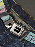Mean Girls The Plastics Icon Blocks Pastel Seatbelt Buckle Belt