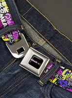 Mean Girls Catch Phrases Collage Seatbelt Buckle Belt