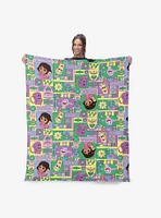 Dora The Explorer Dora and Friends Collage 50x60" Silk Touch Throw Blanket