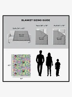 Dora The Explorer Dora and Friends Collage 50x60" Silk Touch Throw Blanket
