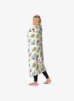 Dora The Explorer Boots Pattern 50x60" Silk Touch Throw Blanket