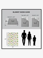 Dora The Explorer Boots Pattern 50x60" Silk Touch Throw Blanket