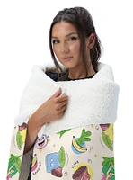 Dora The Explorer Boots Pattern Silk Touch Sherpa Throw Blanket