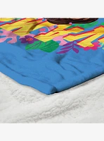 Dora The Explorer Vamos Silk Touch Sherpa Throw Blanket